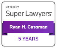Rated by Super Lawyers Ryan H. Cassman 5 years